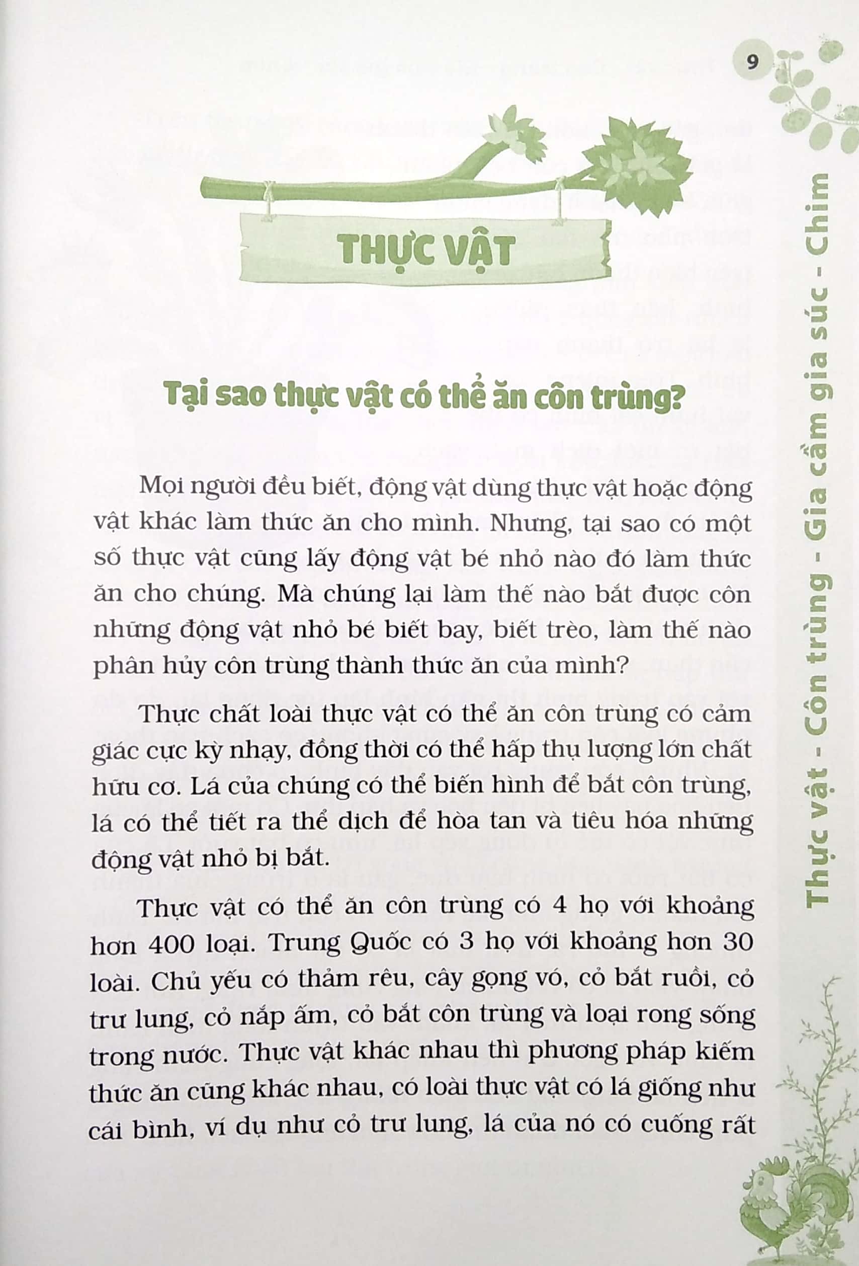 hỏi đáp khoa học - đọc ít nhất - hiểu nhiều nhất - 10 vạn câu hỏi vì sao? thực vật ,côn trùng, gia cầm gia súc, chim (tái bản) - Ảnh 4