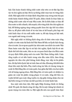 hỏi đáp lịch sử việt nam - tập 10 - việt nam-hành trình xây dựng và phát triển (từ 1975 đến nay) - Ảnh 9