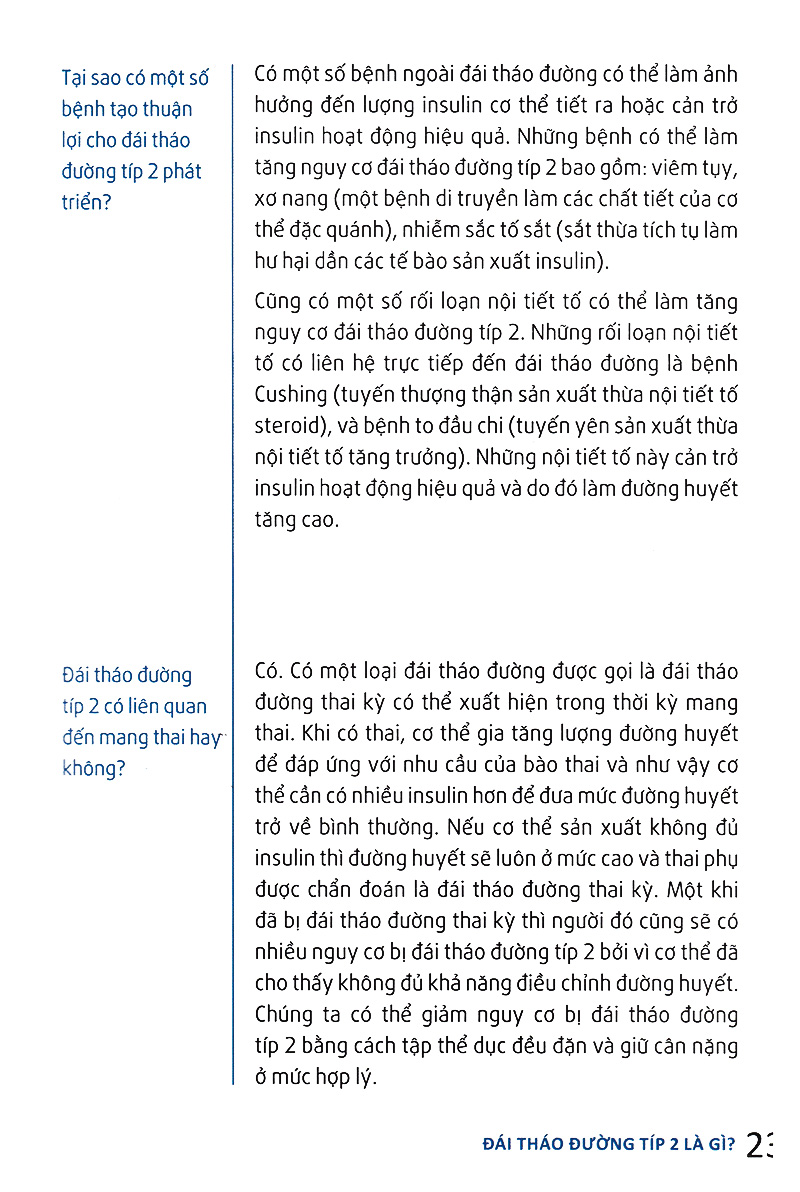 hỏi đáp về đái tháo đường típ 2 - Ảnh 18
