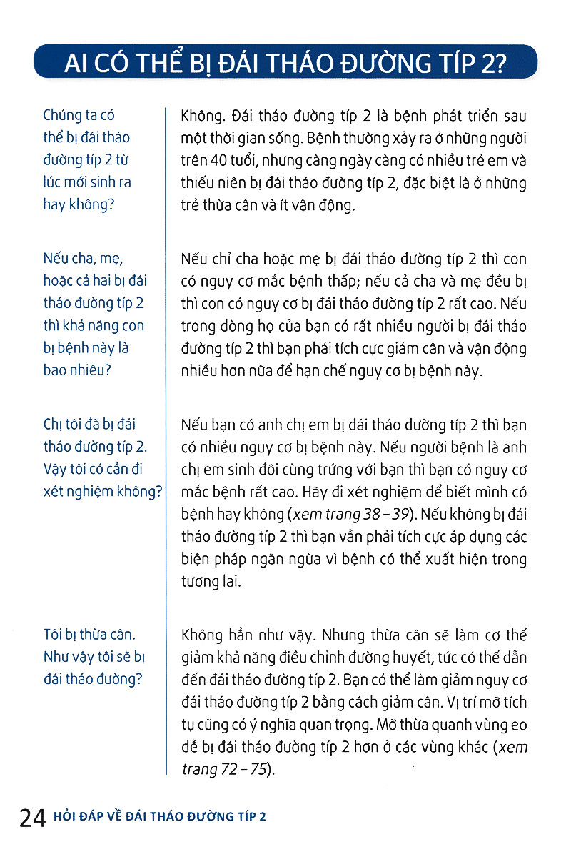 hỏi đáp về đái tháo đường típ 2 - Ảnh 19