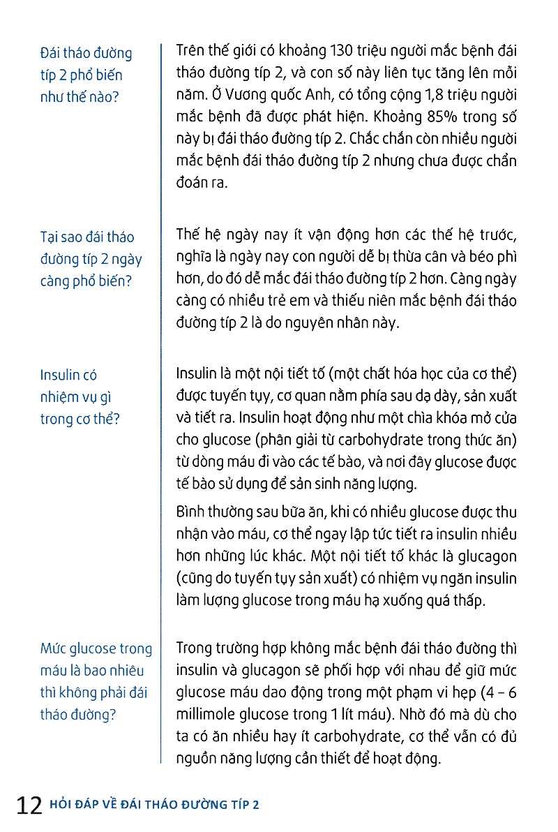 hỏi đáp về đái tháo đường típ 2 - Ảnh 7