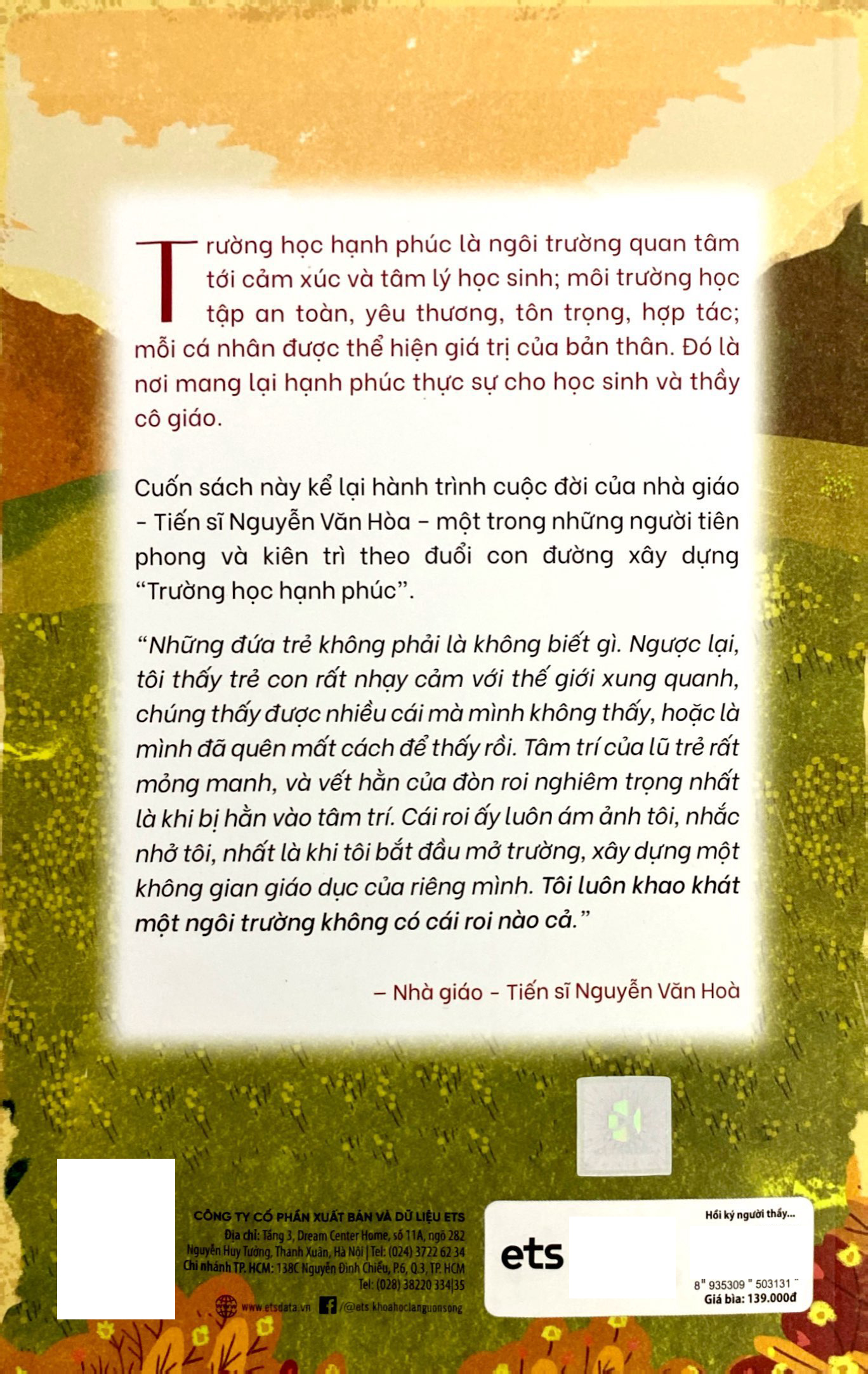hồi ký người thầy xây trường hạnh phúc - Ảnh 10