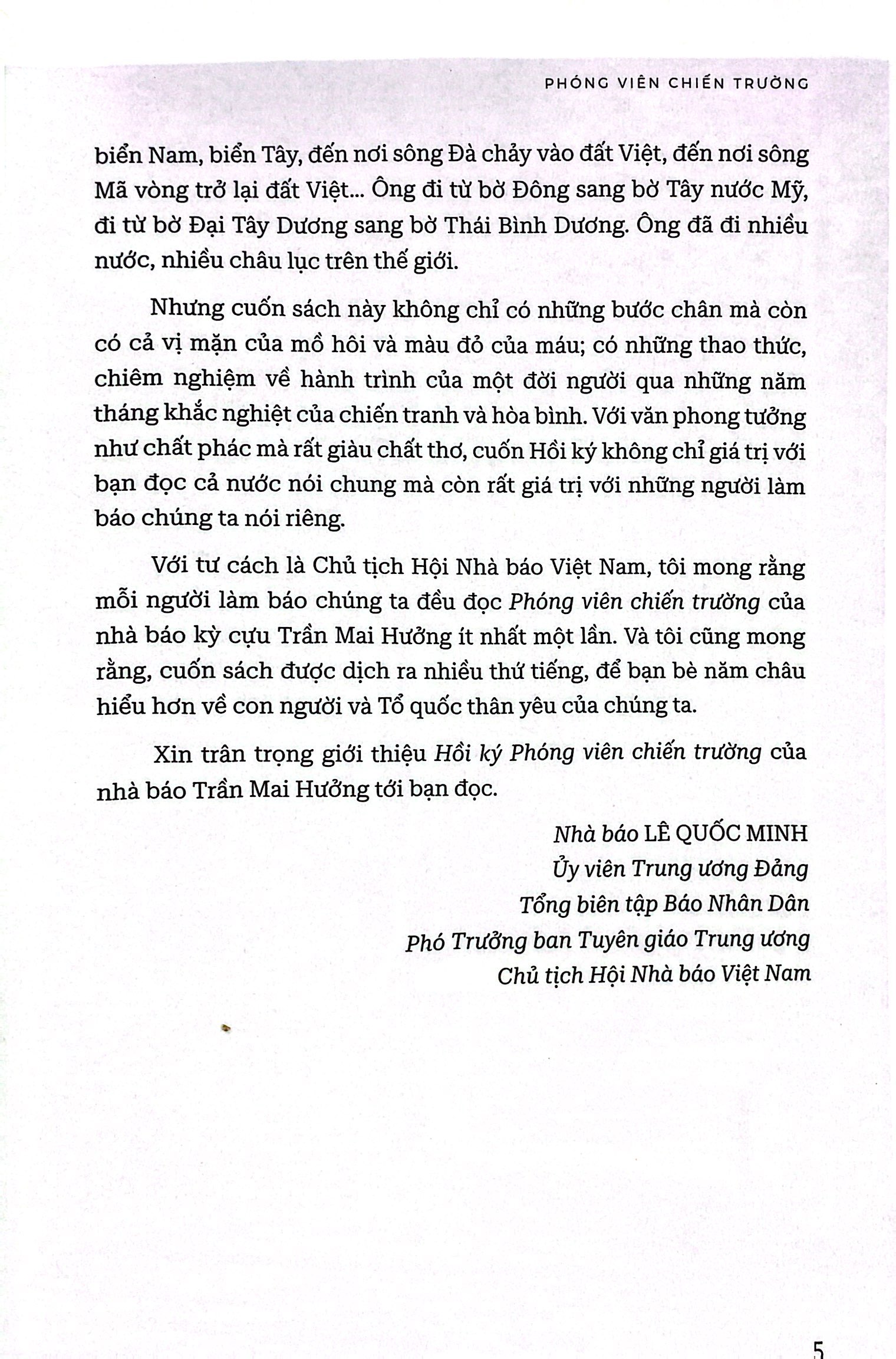 hồi ký phóng viên hồi ký chiến trường - trên những nẻo đường chiến tranh và hòa bình - Ảnh 5