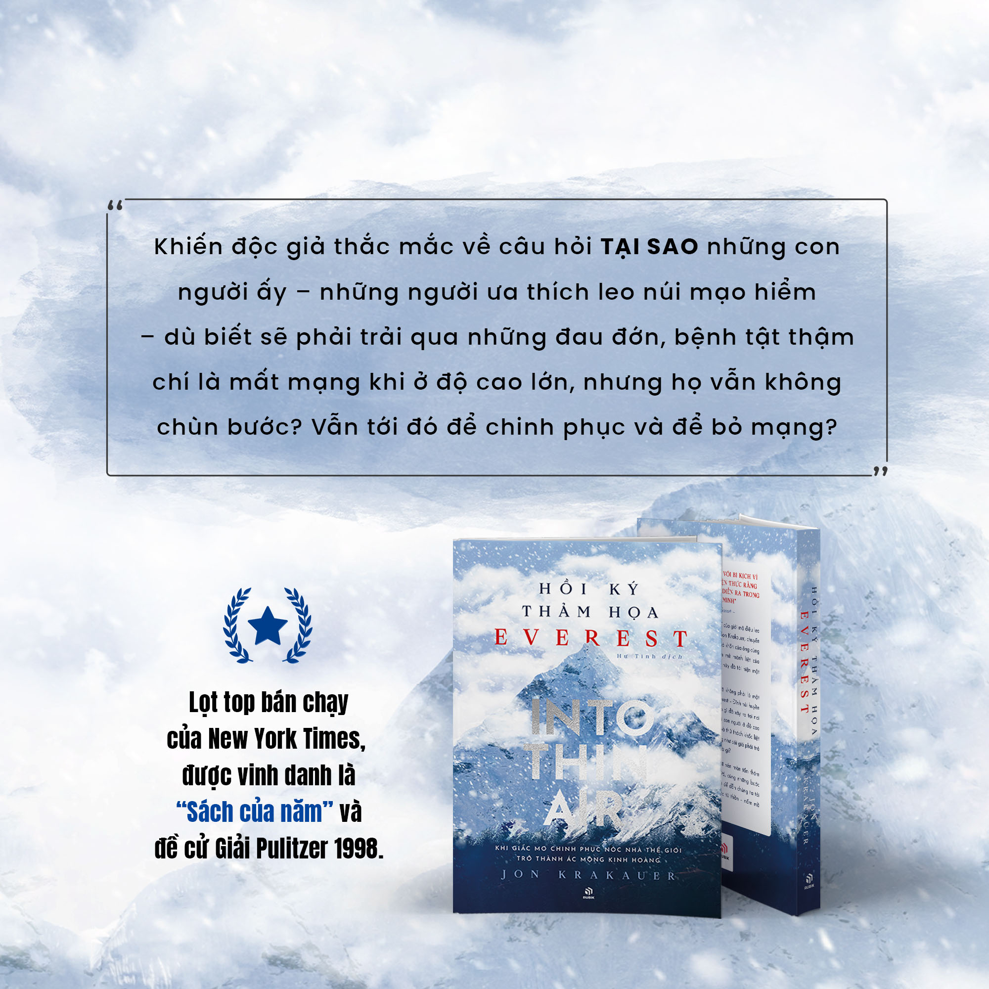 Hồi Ký Thảm Hoạ Everest - Into Thin Air - Khi Giấc Mơ Chinh Phục Nóc Nhà Thế Giới Trở Thành Ác Mộng Kinh Hoàng - Ảnh 8