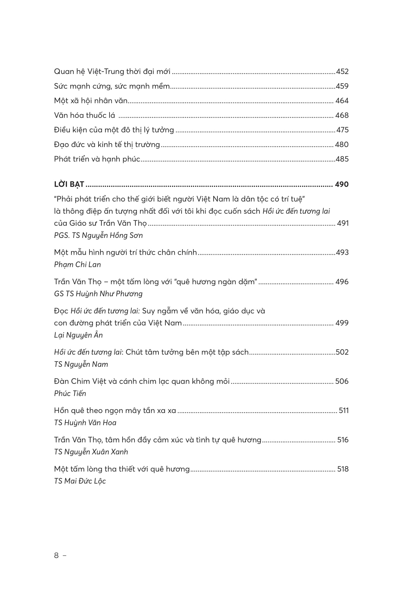 Hồi Ức Đến Tương Lai - Suy Ngẫm Về Văn Hóa, Giáo Dục Và Con Đường Phát Triển Của Việt Nam - Ảnh 6