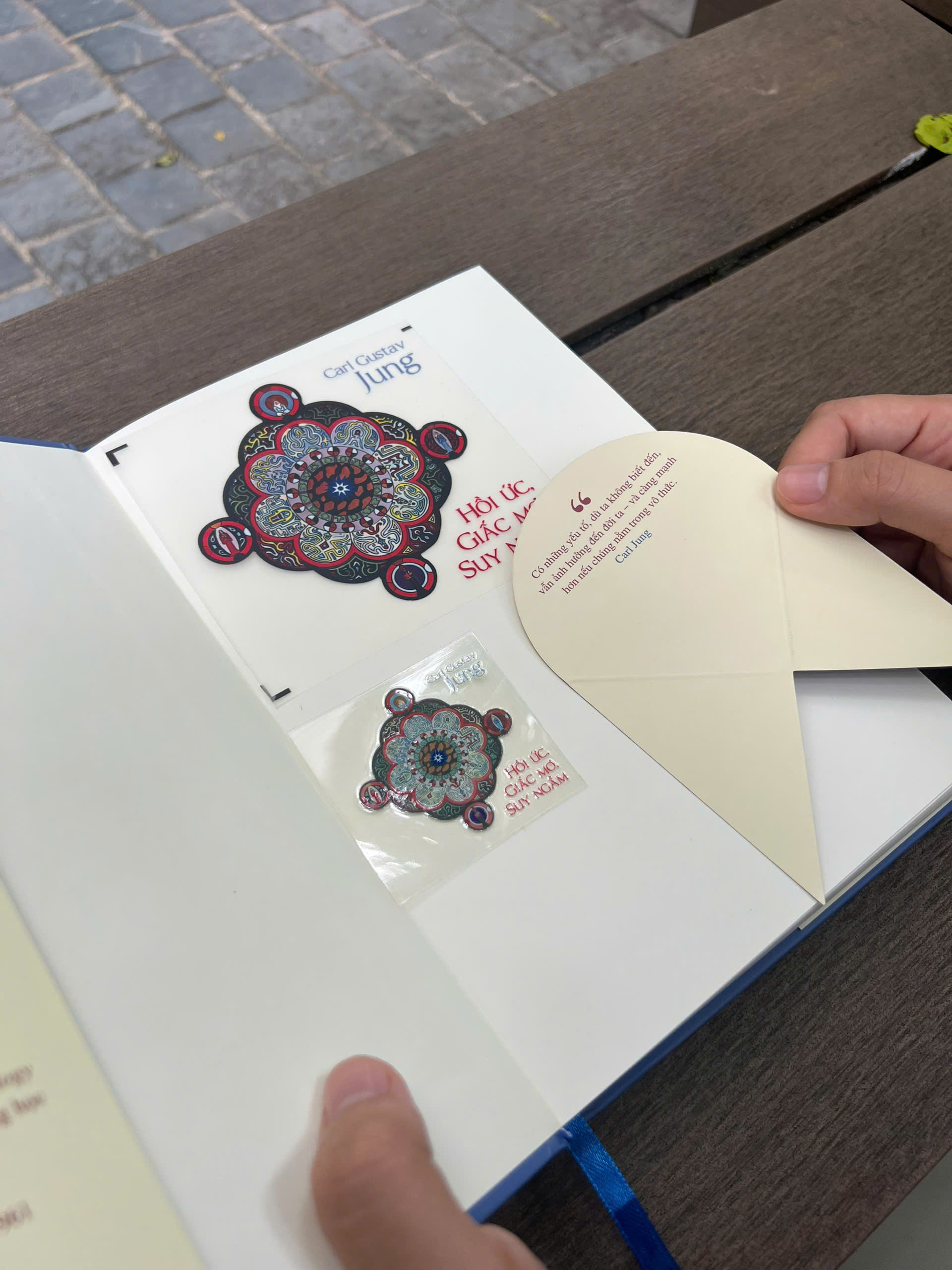 Hồi Ức, Giấc Mơ, Suy Ngẫm - Bìa Cứng - Tặng Kèm Bookmark Kẹp Góc Sách + Hình Mandala Bìa Sách Ủi Lên Túi Vải Hoặc Áo + Hình Mandala Bìa Sách Dán Ly - Ảnh 7