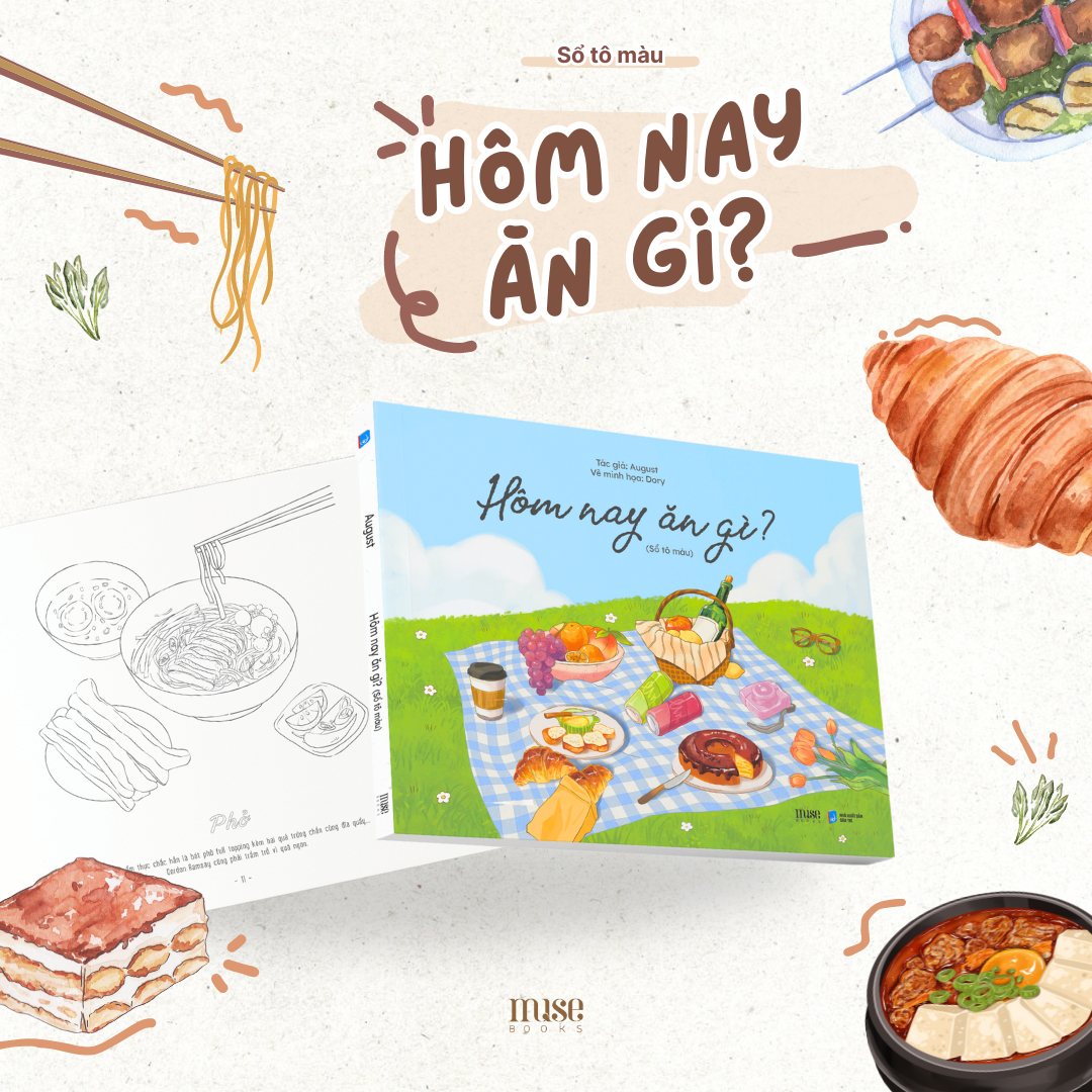 hôm nay ăn gì? - sổ tô màu - Ảnh 3