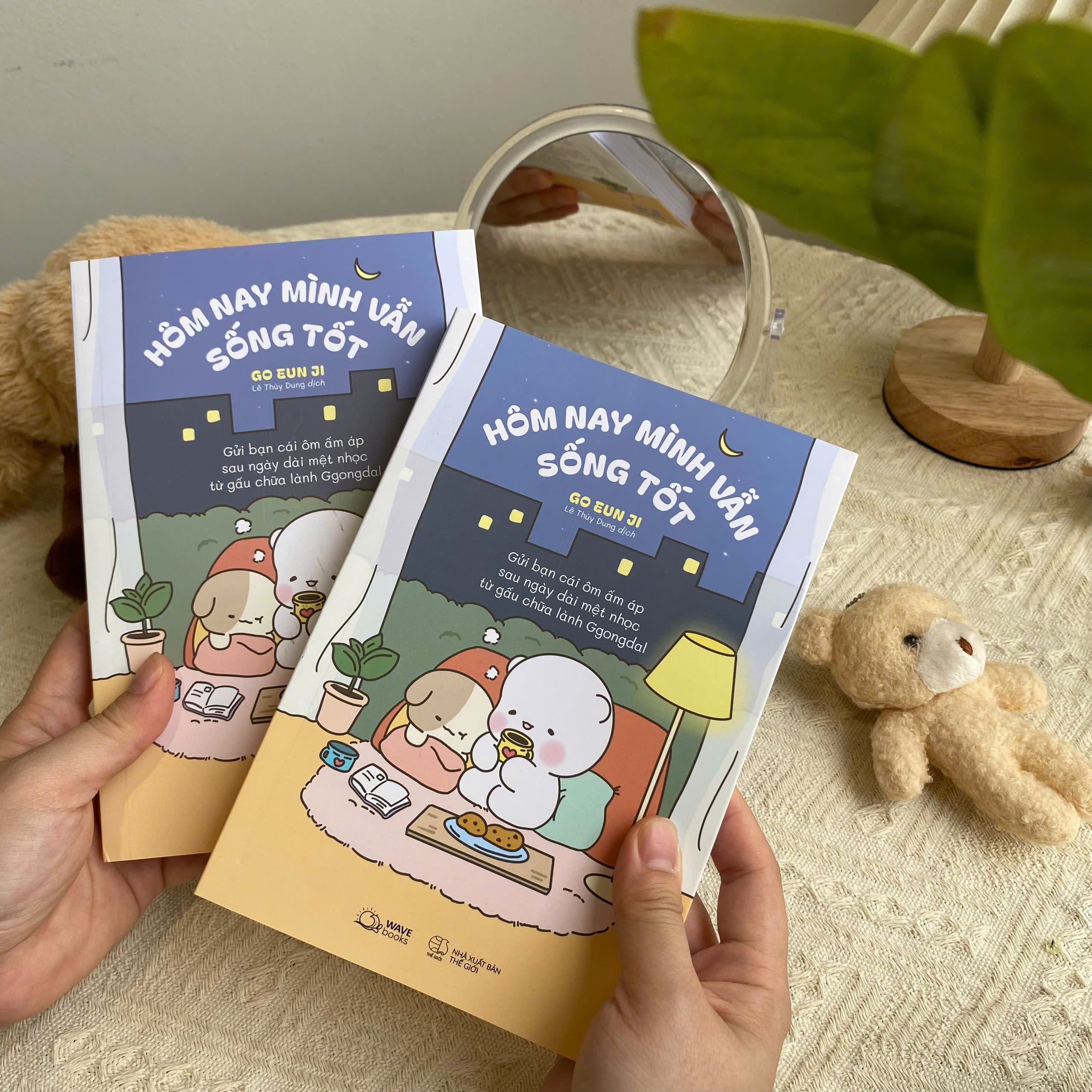 hôm nay mình vẫn sống tốt - gửi bạn cái ôm ấm áp sau ngày dài mệt nhọc từ gấu chữa lành ggongdal - Ảnh 4