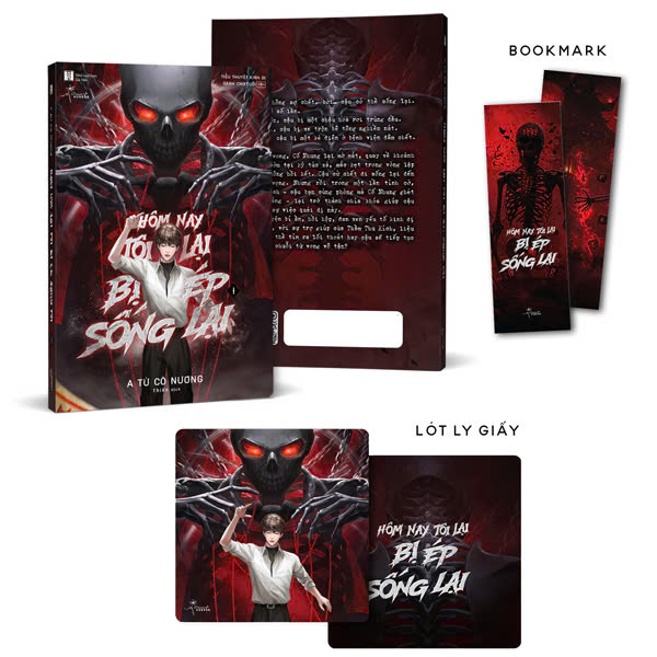 hôm nay tôi lại bị ép sống lại - tập 1 - bản đặc biệt - tặng kèm bookmark hai mặt bồi cứng + lót ly giấy