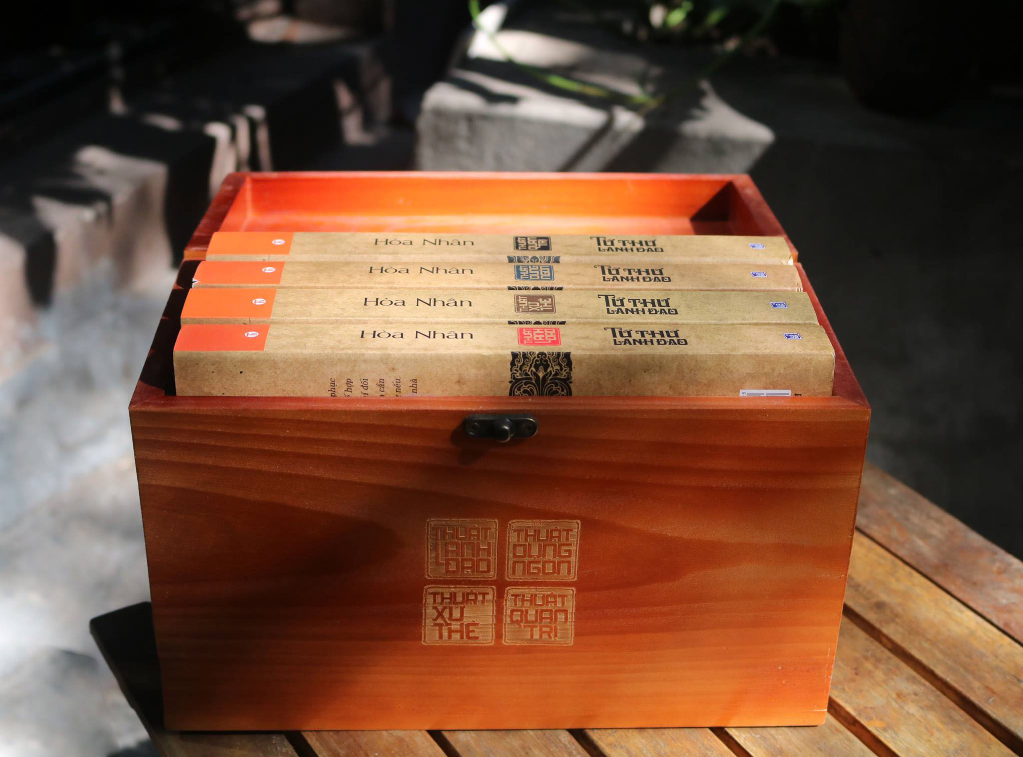 Hộp Gỗ Sách Tứ Thư Lãnh Đạo (Hộp 4 Cuốn) (Tái Bản 2025) - Ảnh 5