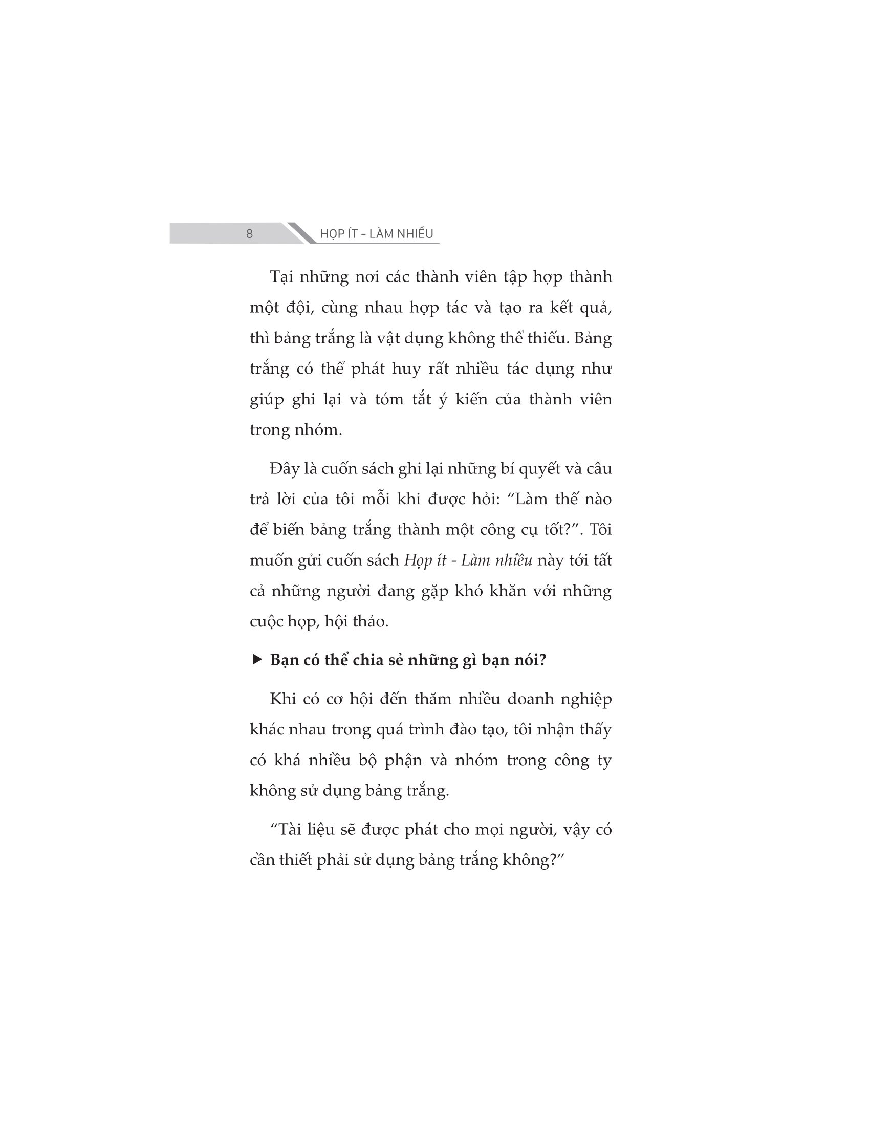 họp ít - làm nhiều - Ảnh 7