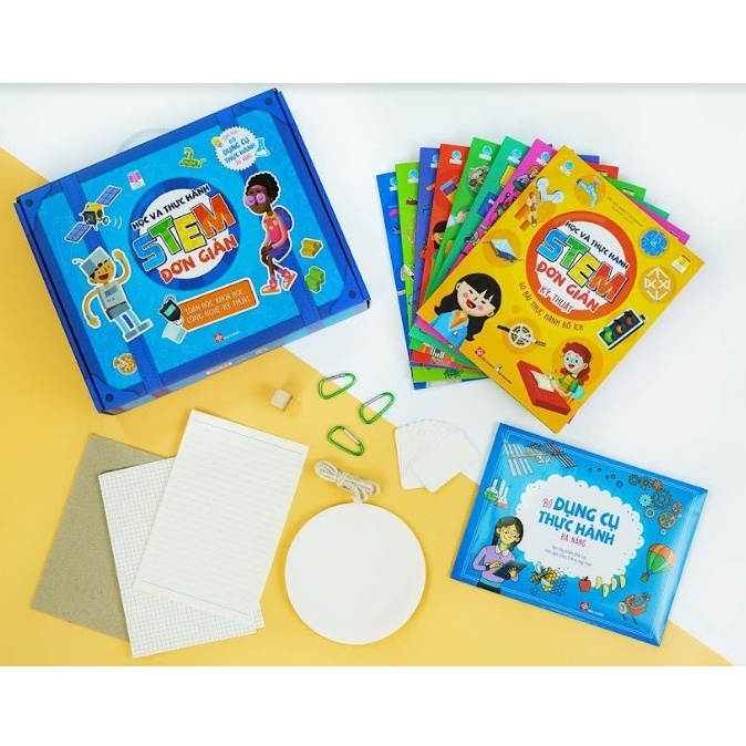 hộp sách học và thực hành stem đơn giản: toán học, khoa học, công nghệ, kỹ thuật - Ảnh 4