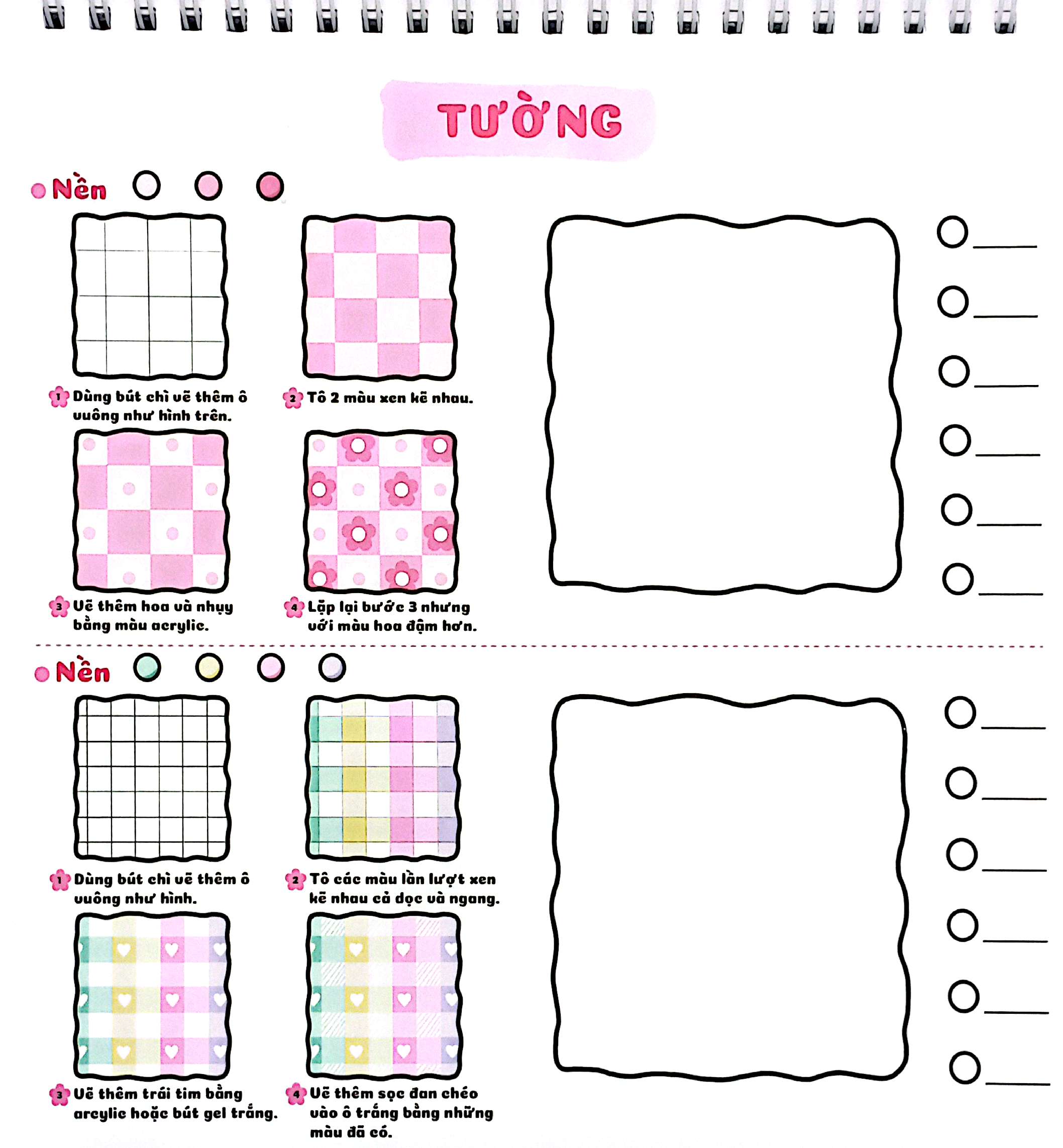 How To Draw Cute Patterns - To Mau Nghe Thuat That De - Ai Cung Co The To Mau Dep! - Ảnh 6
