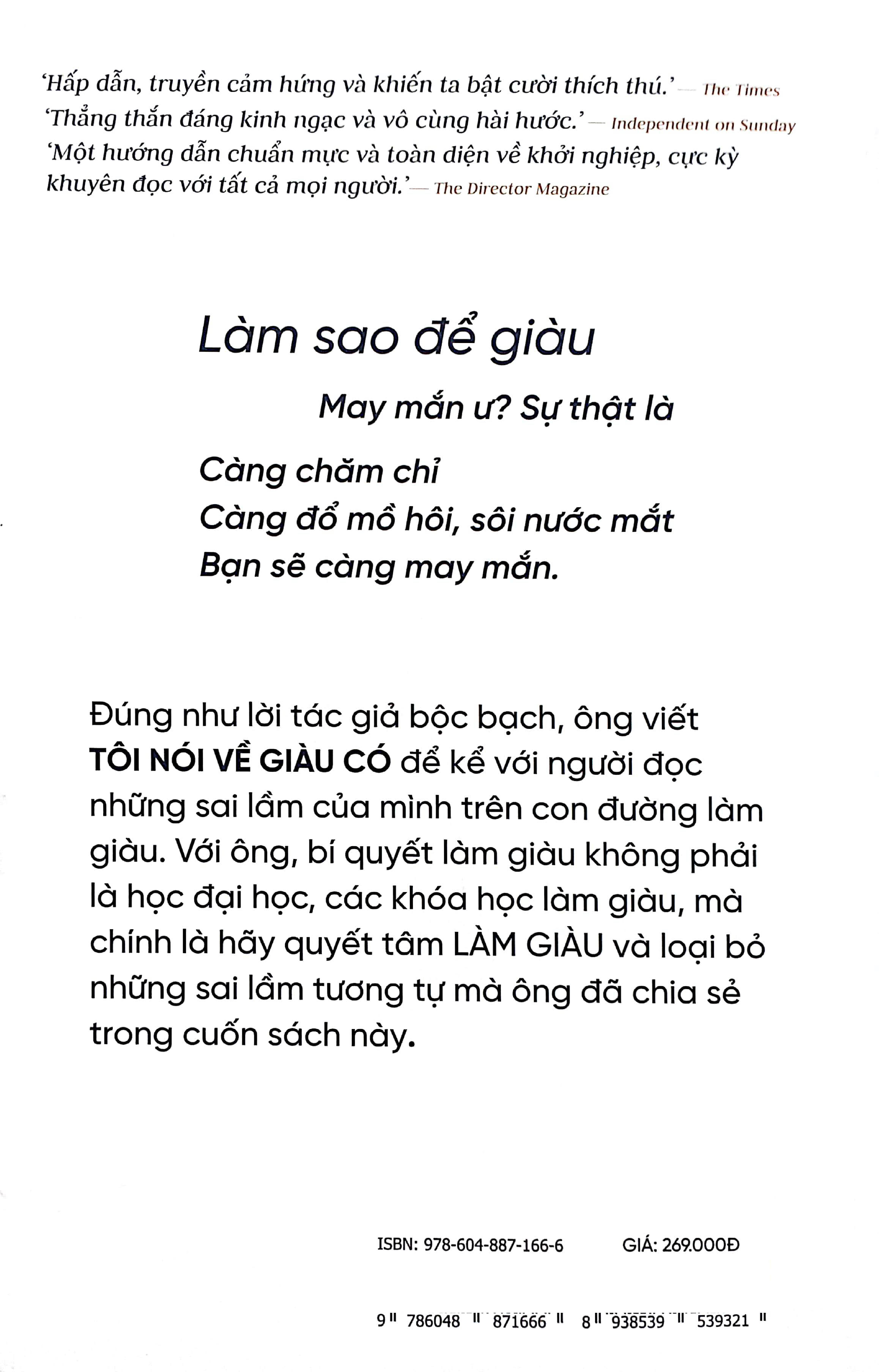 how to get rich - tôi nói về giàu có - tri thức tinh lọc từ một trong những doanh nhân tự thân giàu có nhất nước anh - Ảnh 8