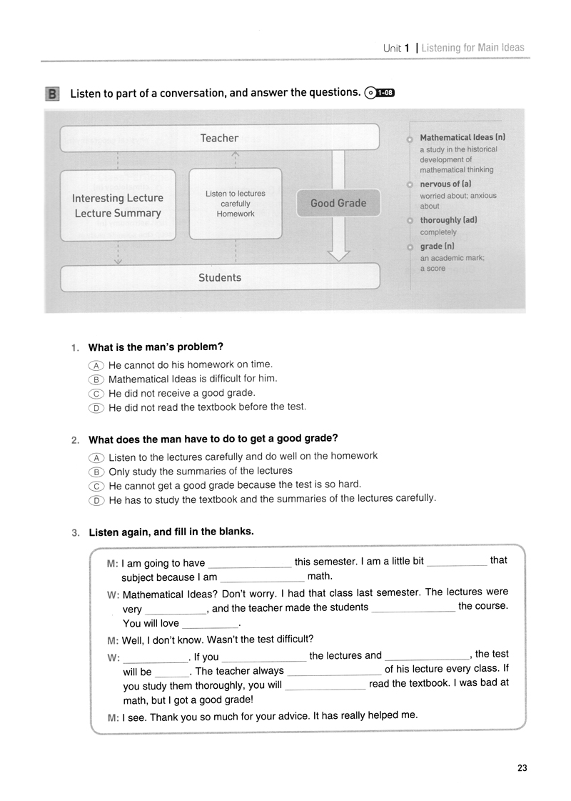 how to master skills for the toefl ibt: listening basic (with audio cd) - Ảnh 12