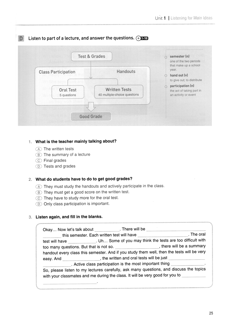 how to master skills for the toefl ibt: listening basic (with audio cd) - Ảnh 14