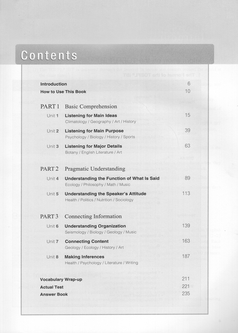 how to master skills for the toefl ibt: listening basic (with audio cd) - Ảnh 3