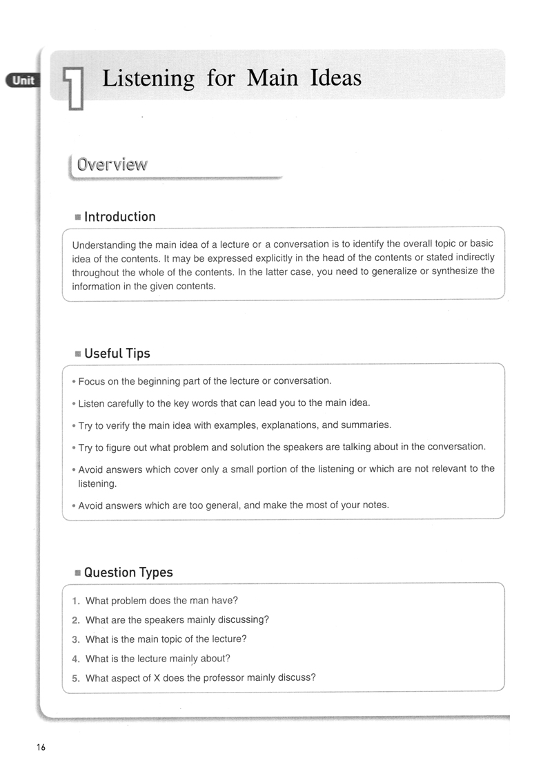 how to master skills for the toefl ibt: listening basic (with audio cd) - Ảnh 5