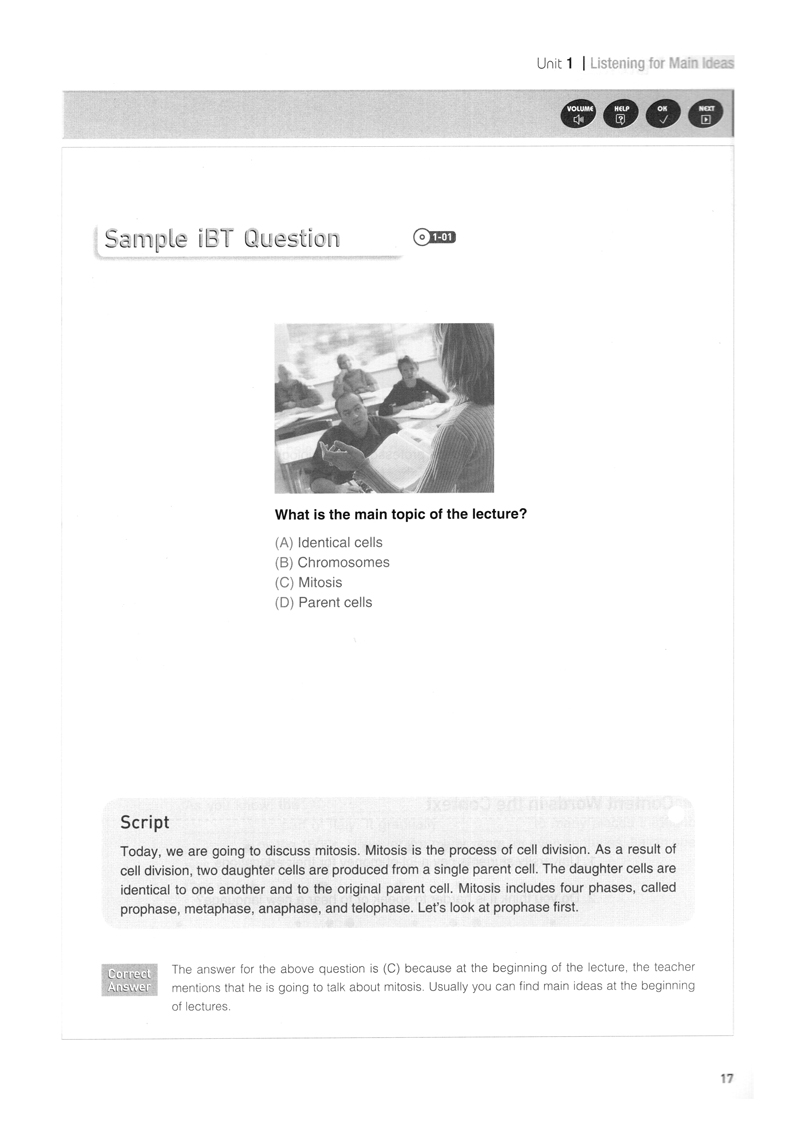 how to master skills for the toefl ibt: listening basic (with audio cd) - Ảnh 6