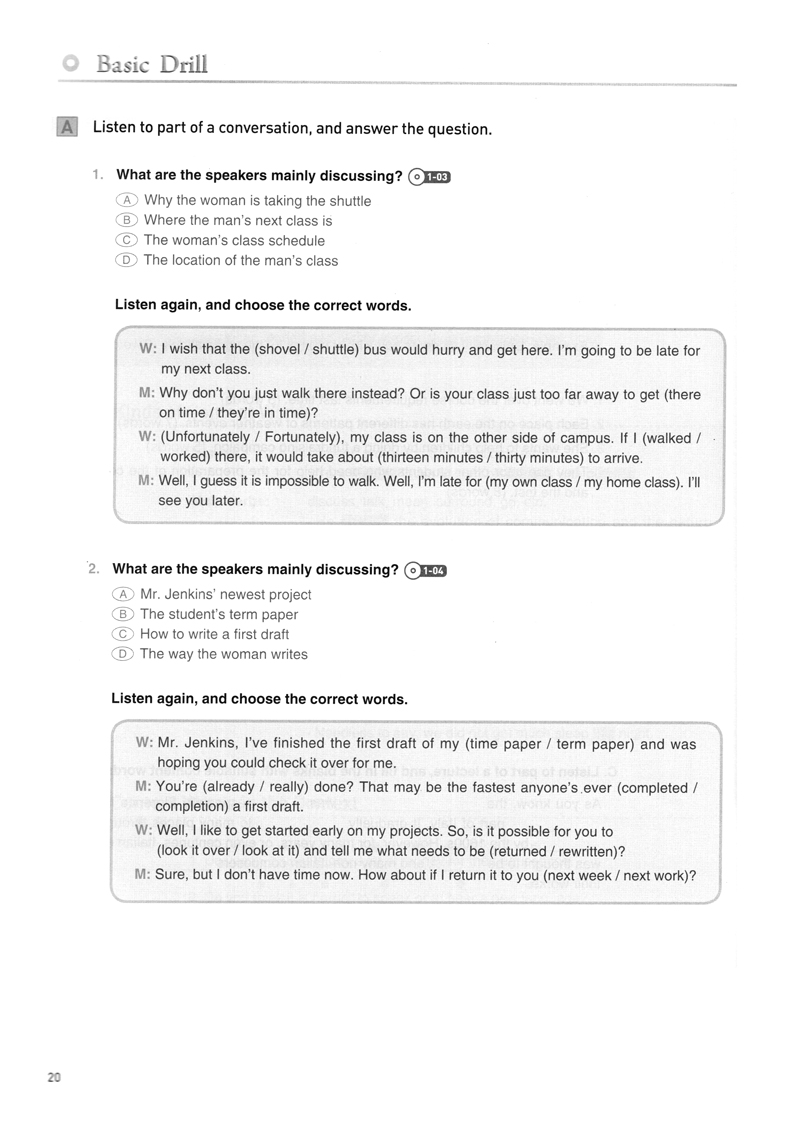 how to master skills for the toefl ibt: listening basic (with audio cd) - Ảnh 9