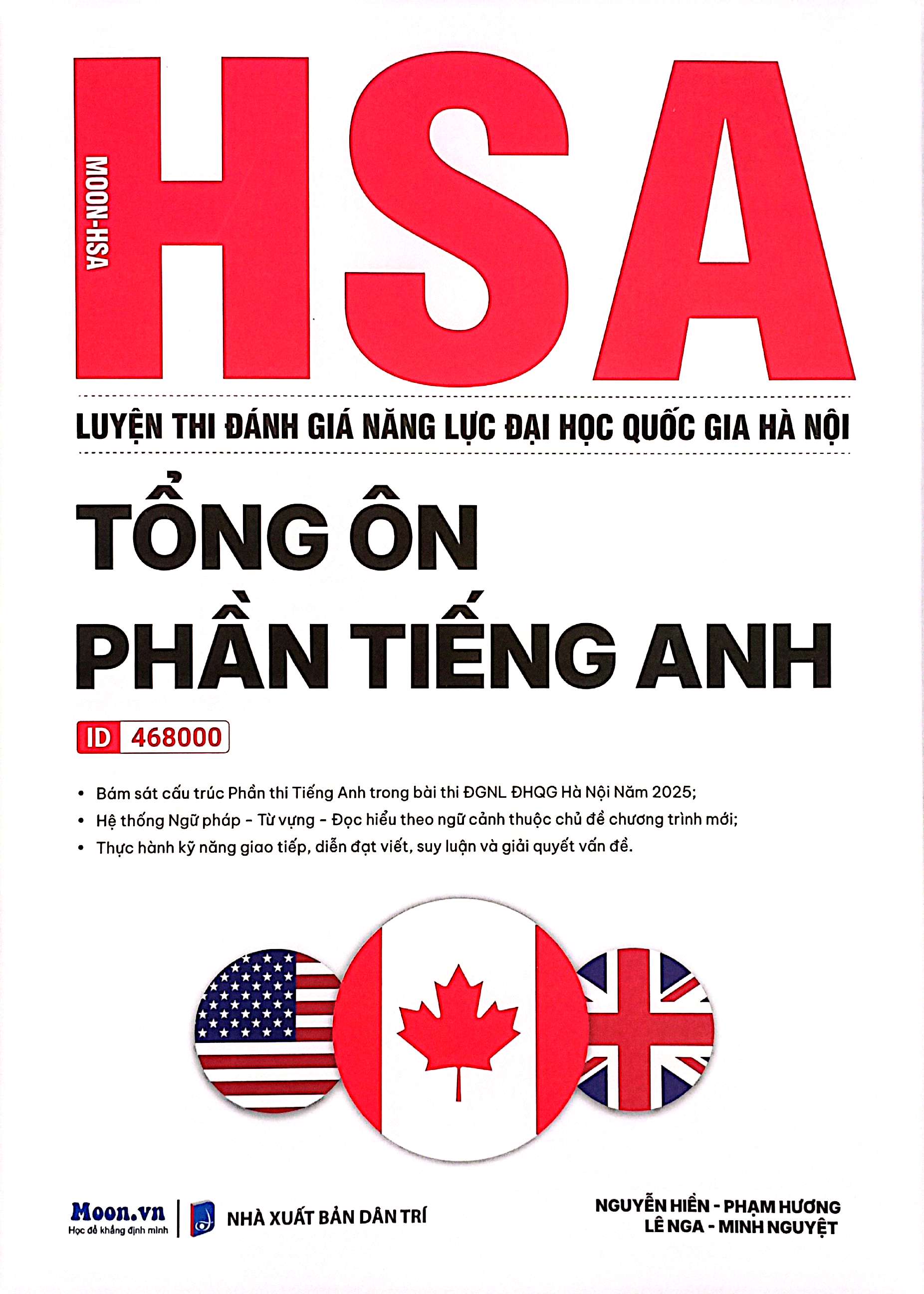 HSA - Luyện Thi Đánh Giá Năng Lực Đại Học Quốc Gia Hà Nội - Tổng Ôn Phần Tiếng Anh - Ảnh 2