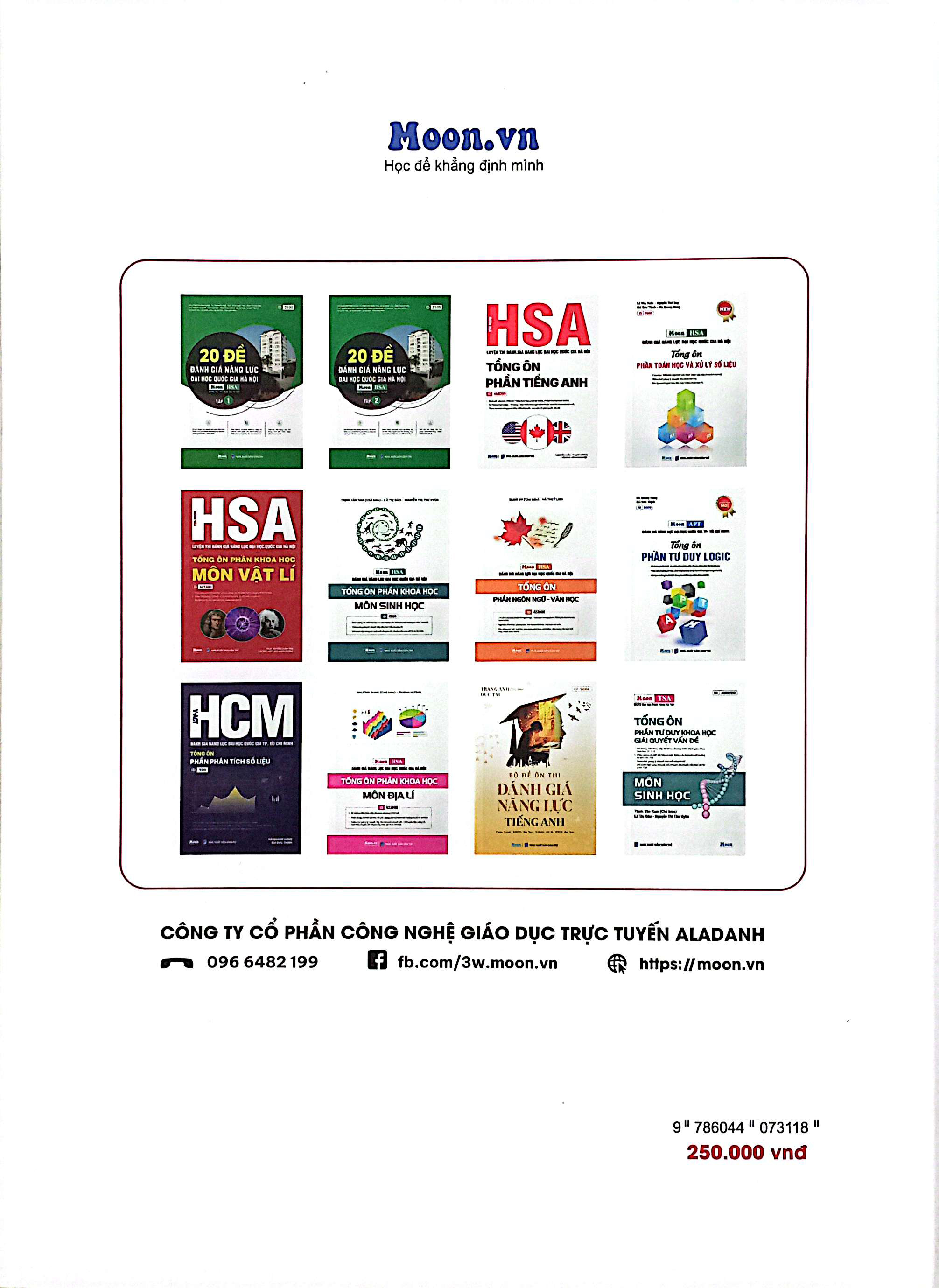 HSA - Luyện Thi Đánh Giá Năng Lực Đại Học Quốc Gia Hà Nội - Tổng Ôn Phần Tiếng Anh - Ảnh 6