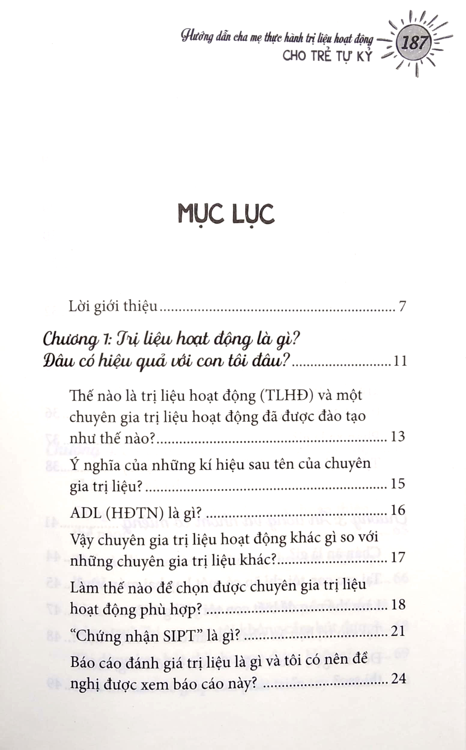 hướng dẫn cha mẹ thực hành trị liệu hoạt động cho trẻ tự kỷ (tái bản 2024) - Ảnh 3