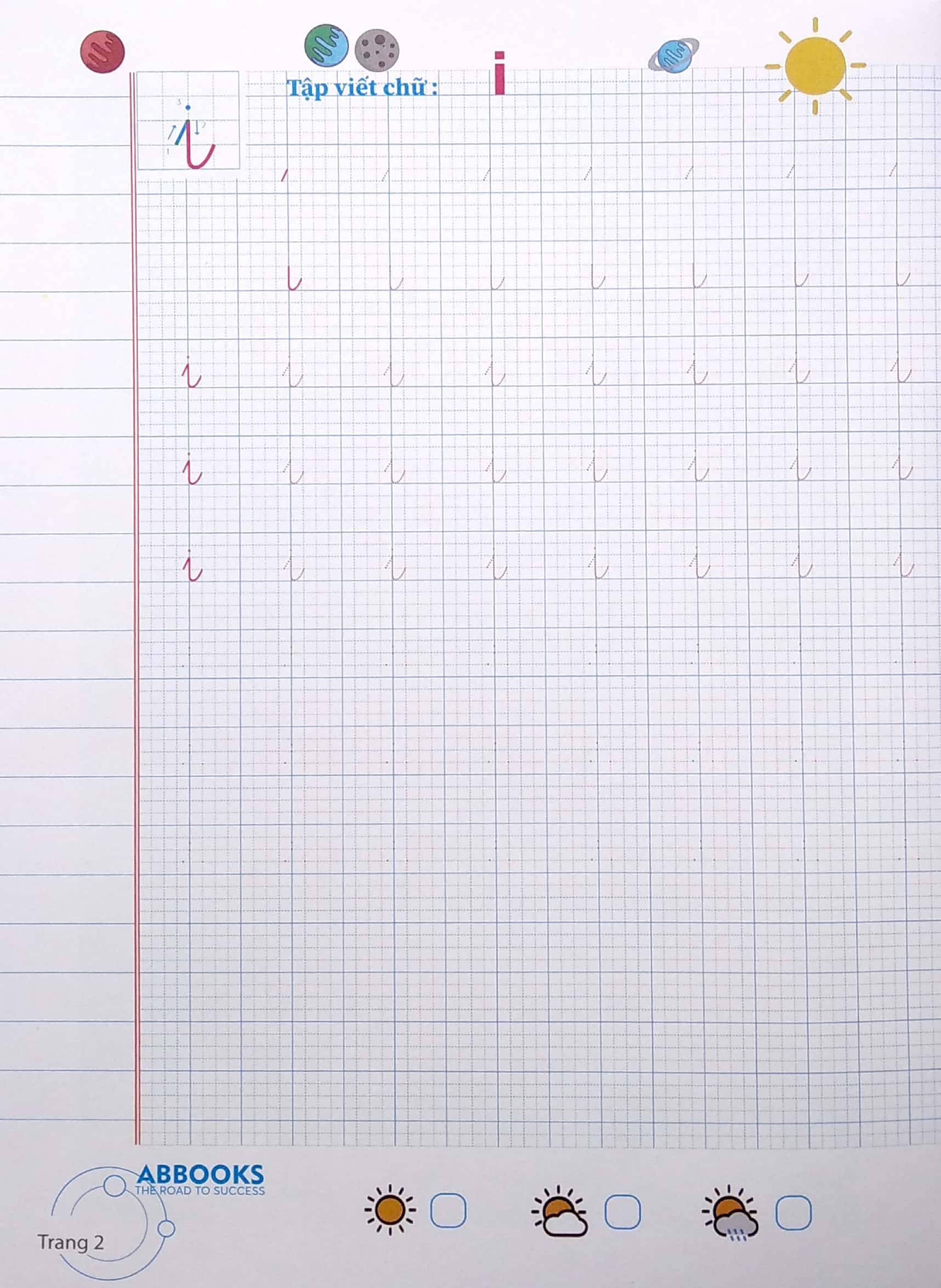 hướng dẫn chi tiết bé tập viết - vở ô ly chữ cái và chữ ghép - Ảnh 4