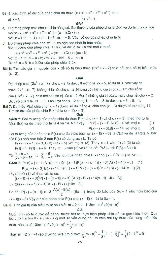 hướng dẫn giải 500 bài toán cơ bản và nâng cao đại số 8 - Ảnh 7