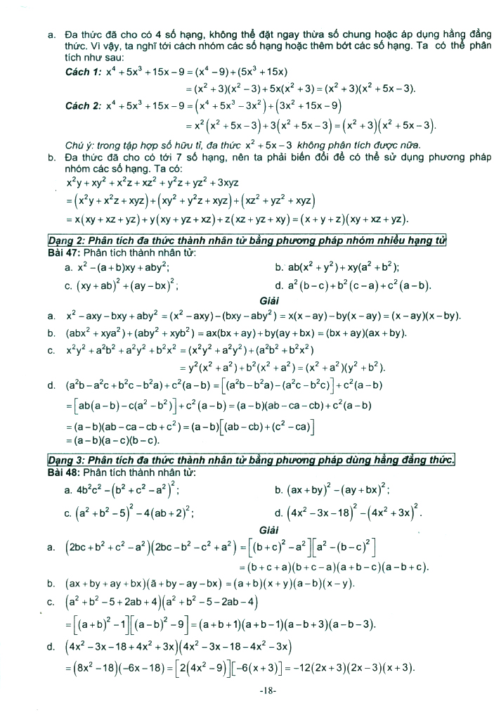 hướng dẫn giải 500 bài toán cơ bản và nâng cao đại số 8 - Ảnh 9