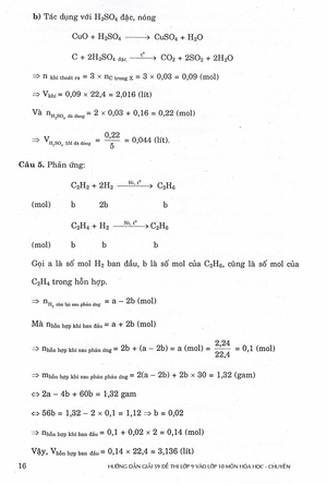 hướng dẫn giải 59 đề thi lớp 9 vào lớp 10 môn hóa học các trường chuyên - lớp chuyên bắc - trung - nam - Ảnh 13