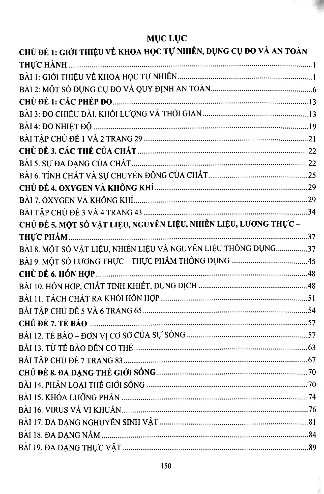 hướng dẫn giải bài tập khoa học tự nhiên 6 (theo bộ sách cánh diều) - Ảnh 3