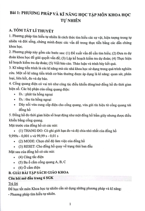 hướng dẫn giải bài tập khoa học tự nhiên 7 (theo bộ sách kết nối tri thức) - Ảnh 4