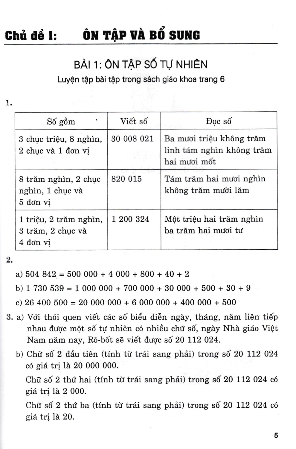 Hướng Dẫn Giải Bài Tập Toán 5 - Tập 1 (Kết Nối) - Ảnh 4