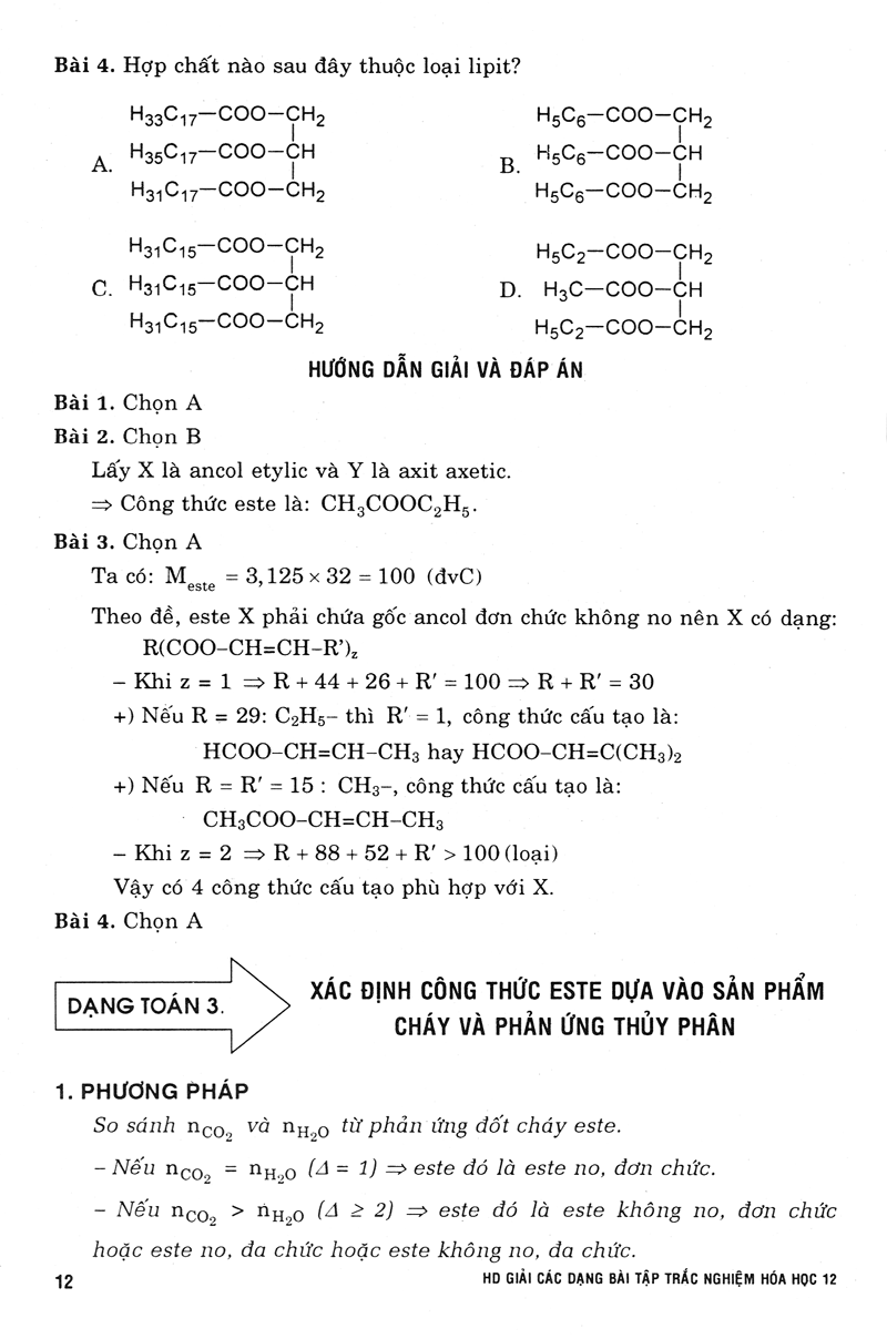 hướng dẫn giải các dạng bài tập trắc nghiệm hoá học 12 - Ảnh 10