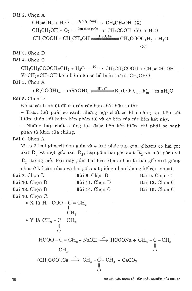hướng dẫn giải các dạng bài tập trắc nghiệm hoá học 12 - Ảnh 8
