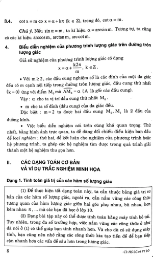 hướng dẫn giải các dạng bài tập trắc nghiệm - tự luận đại số và giải tích 11 - Ảnh 5