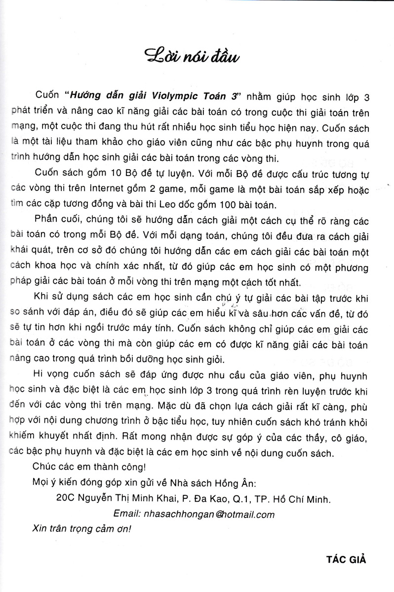 Hướng Dẫn Giải Violympic Toán 3 - Ảnh 2