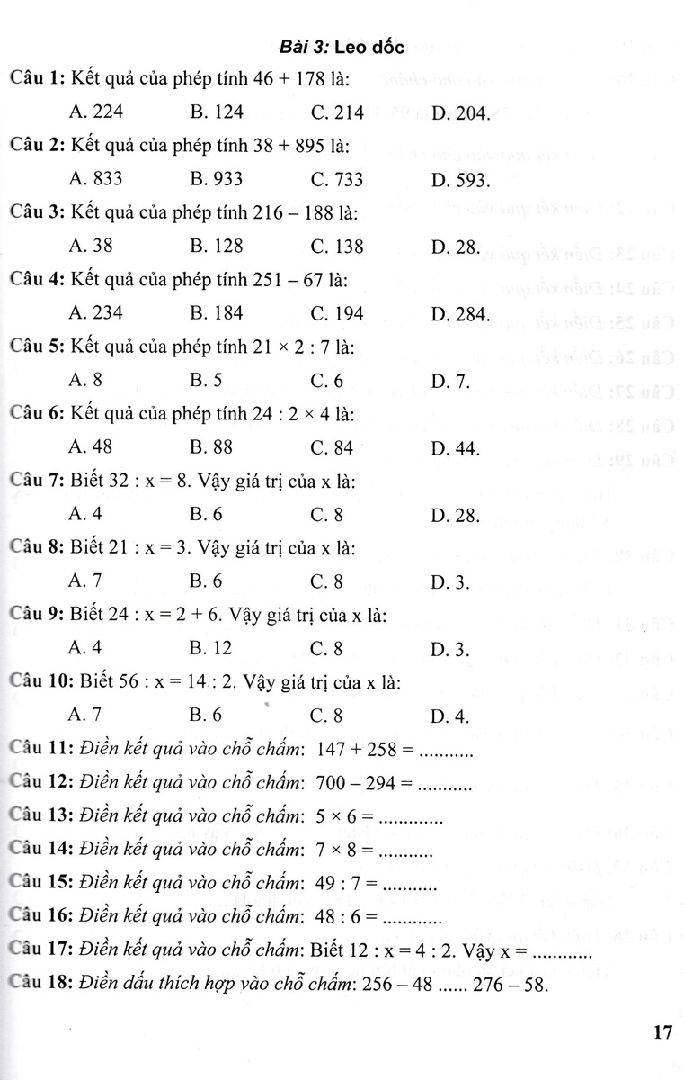 Hướng Dẫn Giải Violympic Toán 3 - Ảnh 7
