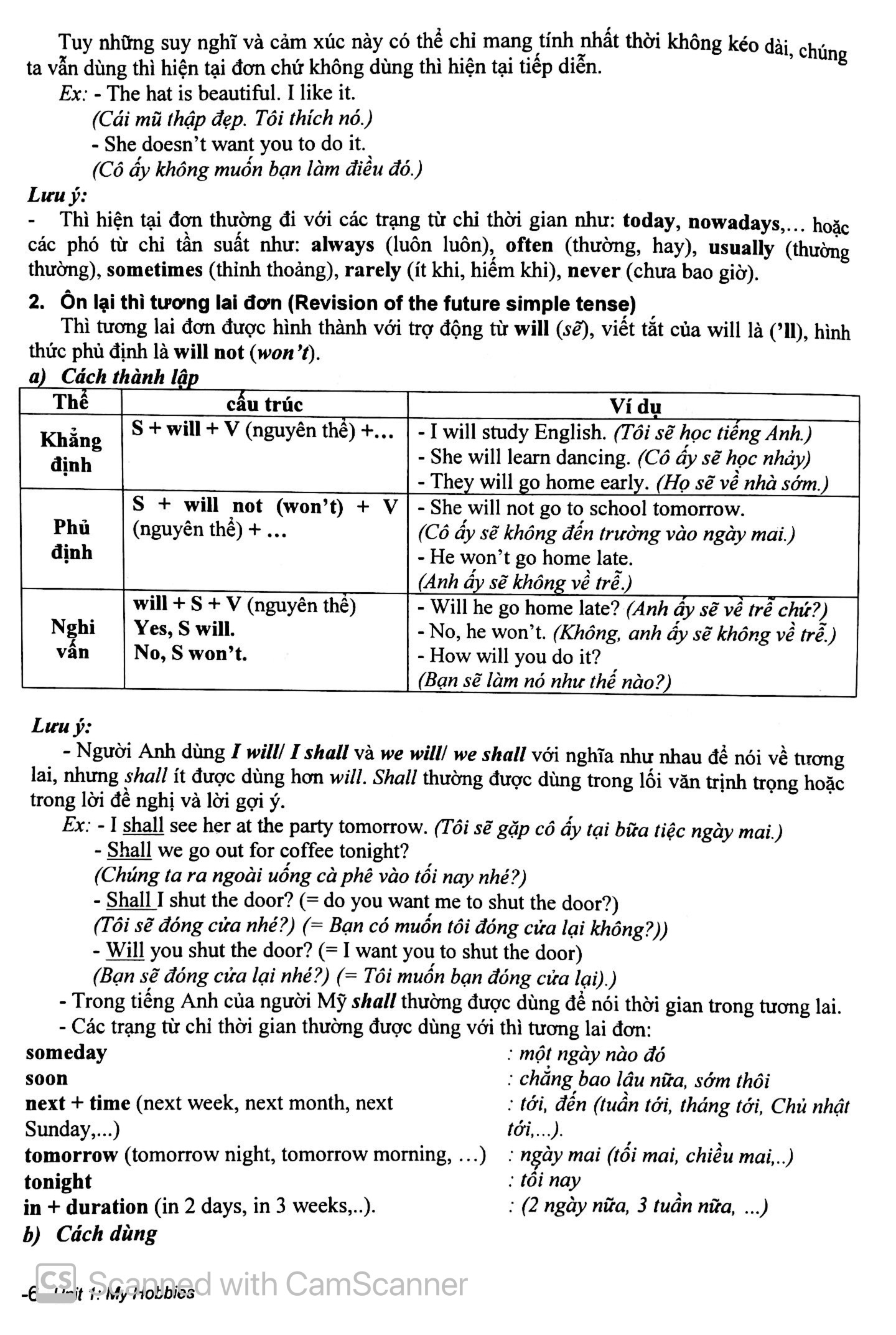 hướng dẫn học & làm bài tiếng anh 7 - Ảnh 7