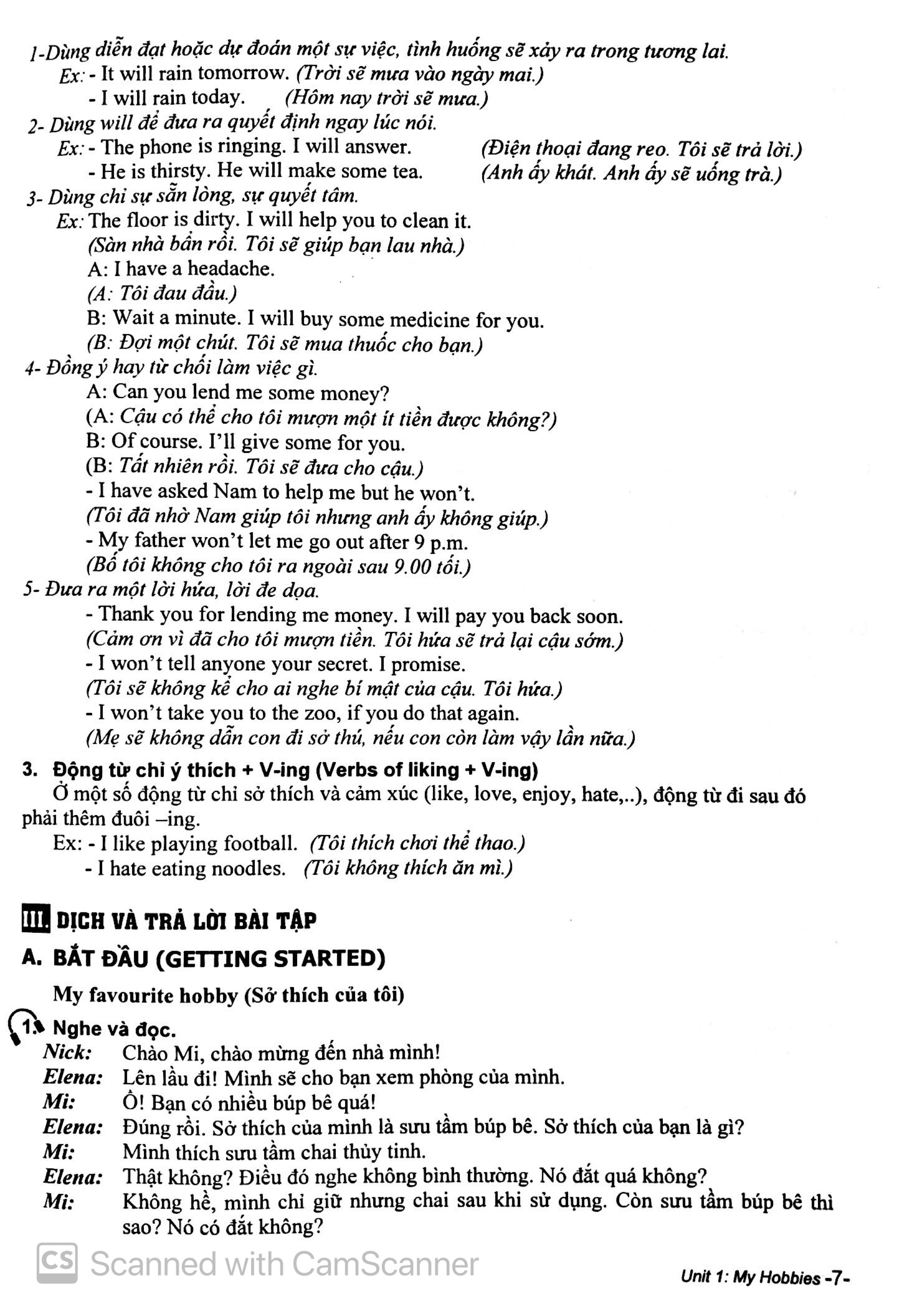 hướng dẫn học & làm bài tiếng anh 7 - Ảnh 8