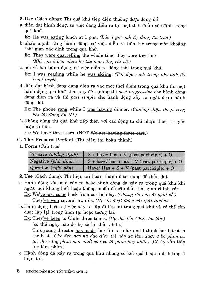 hướng dẫn học tốt tiếng anh 12 (tái bản 2018) - Ảnh 8