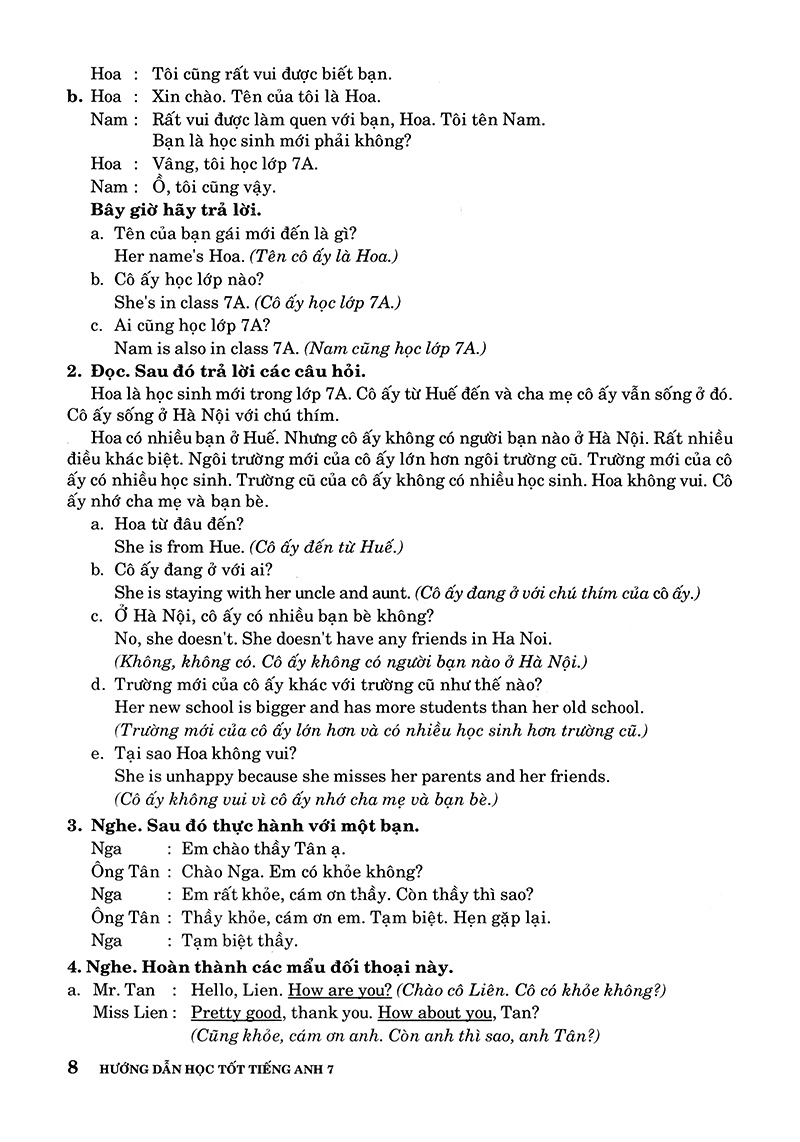 hướng dẫn học tốt tiếng anh 7 - Ảnh 7