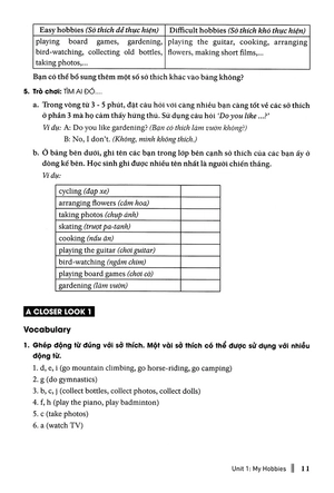 hướng dẫn học tốt tiếng anh lớp 7 - theo chương trình mới của bộ gd và đào tạo (tái bản 2018) - Ảnh 11