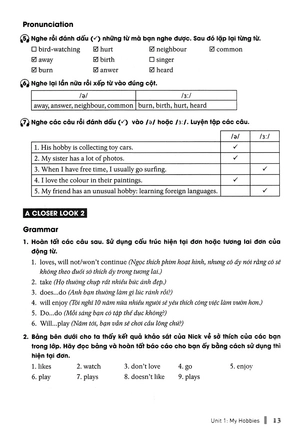 hướng dẫn học tốt tiếng anh lớp 7 - theo chương trình mới của bộ gd và đào tạo (tái bản 2018) - Ảnh 13