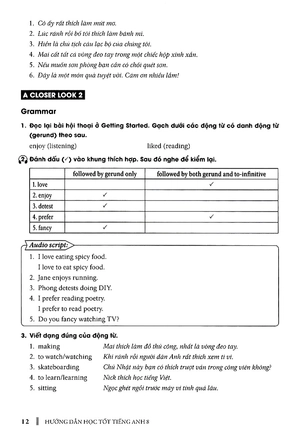 hướng dẫn học tốt tiếng anh lớp 8 - theo chương trình mới của bộ gd và đào tạo (tái bản 2018) - Ảnh 11