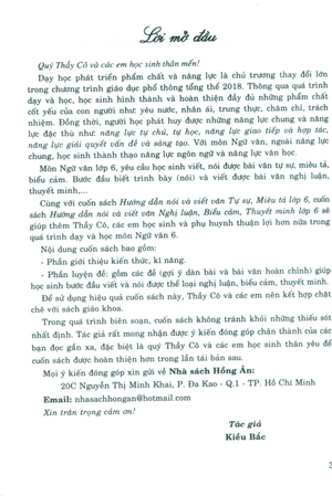 hướng dẫn nói và viết văn nghị luận-biểu cảm-thuyết minh lớp 6 (dùng chung cho các bộ sgk hiện hành) - Ảnh 3