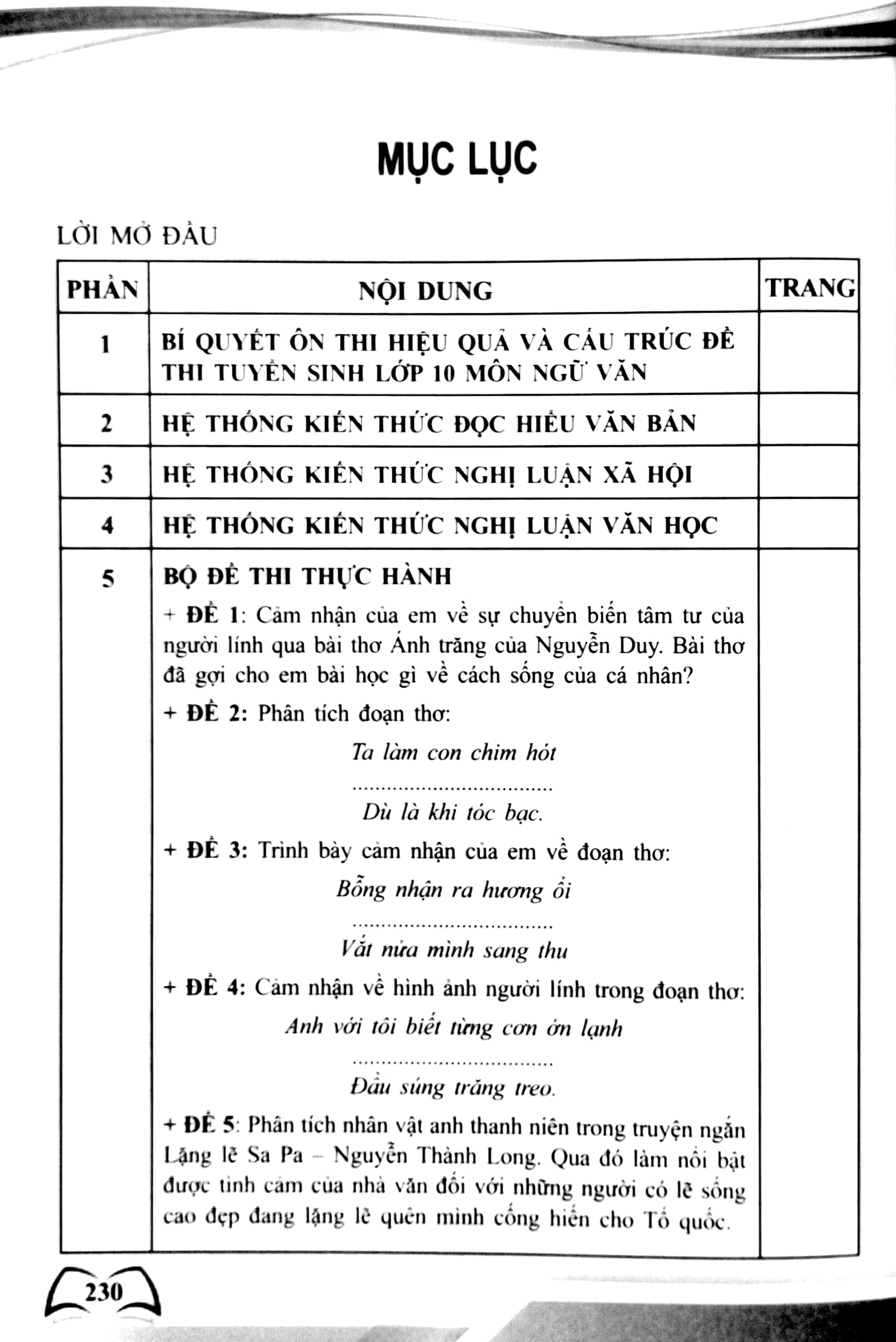 hướng dẫn ôn tập hiệu quả kì thi tuyển sinh vào lớp 10 - môn ngữ văn - Ảnh 3