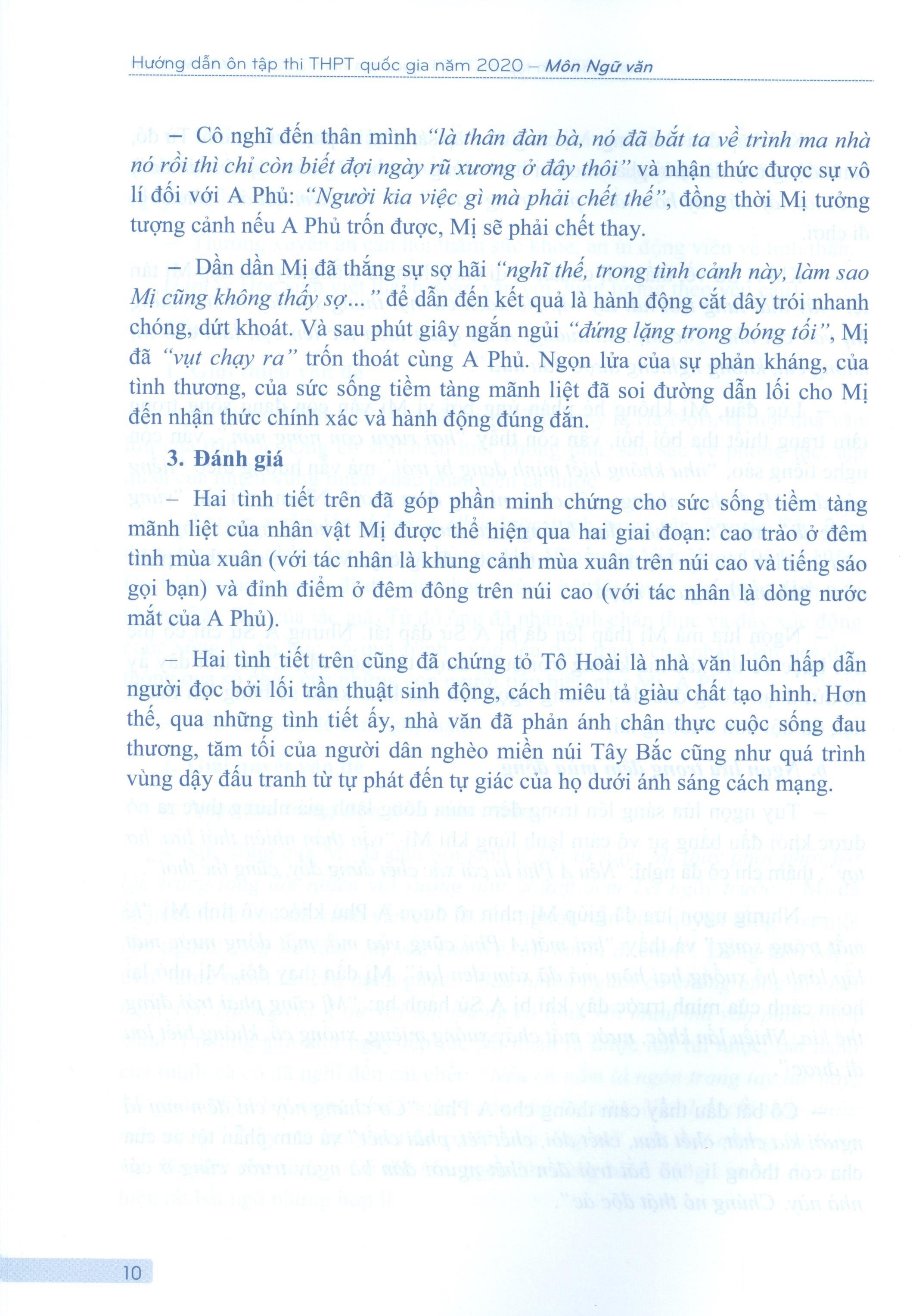 hướng dẫn ôn tập thi thpt quốc gia năm 2020 môn ngữ văn - Ảnh 10