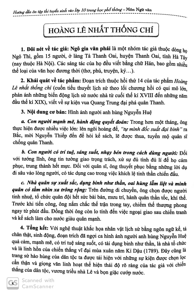 hướng dẫn ôn tập thi tuyển sinh lớp 10 trung học phổ thông - môn ngữ văn (tái bản 2019) - Ảnh 2